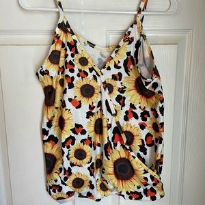 Sunflower tank top